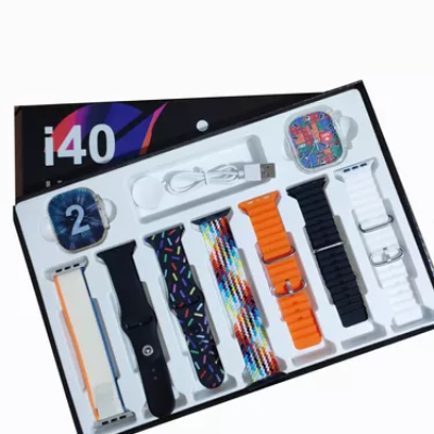 Smartwatch i40 Ultra 2 Suit – 10 en 1 Set