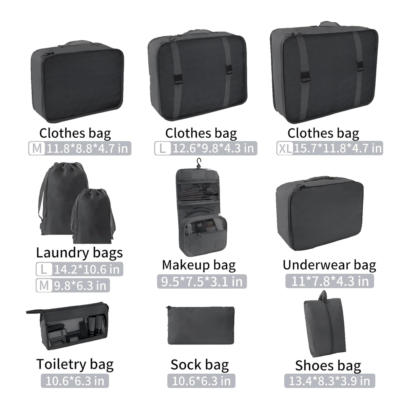 Organizador de Maleta 10 pcs